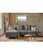 Lazy Lukka omkeerbare omkeerbare hoekbank donkergrijs - 253x155x85 cm