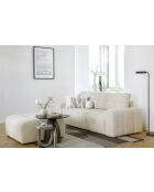 LULU grijze converteerbare 3-zitsbank - 247x96x94 cm