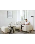 LULU grijze converteerbare 3-zitsbank - 247x96x94 cm