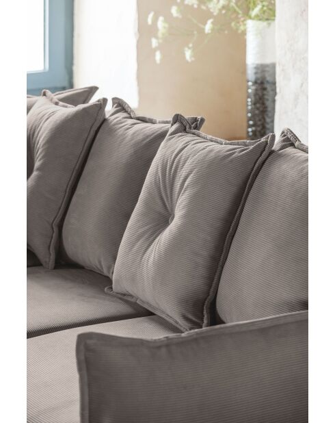 Lazy Lukka Latte Ecksofa, U-förmig, für die linke Ecke, 320 x 191 x 85 cm