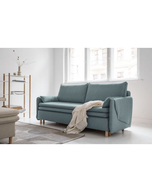 Simon Blue ausziehbares 3-Sitzer-Sofa, 207 x 90 x 85 cm