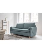 Simon Blue ausziehbares 3-Sitzer-Sofa, 207 x 90 x 85 cm