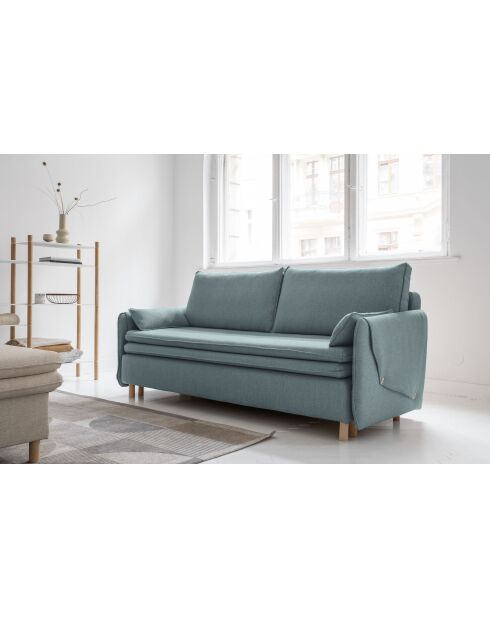 Simon Blue ausziehbares 3-Sitzer-Sofa, 207 x 90 x 85 cm