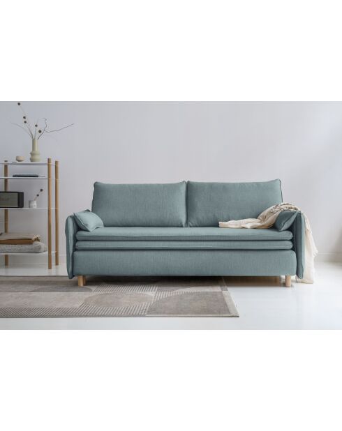 Simon Blue ausziehbares 3-Sitzer-Sofa, 207 x 90 x 85 cm