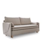 Simon Beiges ausziehbares 3-Sitzer-Sofa, 207 x 90 x 85 cm