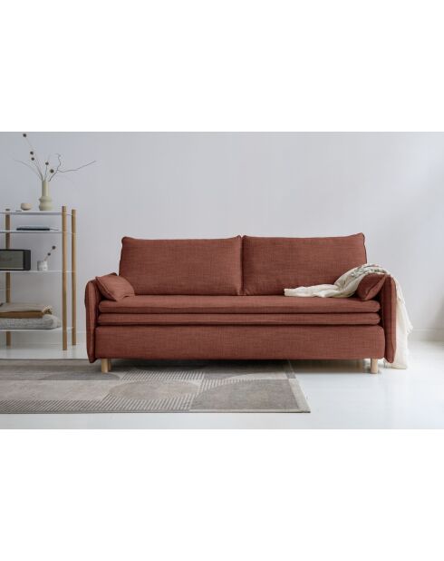 Sofá convertible Simon Red de 3 plazas - 207x90x85 cm