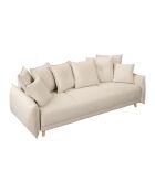 Lazy Lukka Klappsofa für 3 Personen, 230 x 100 x 92 cm, beige