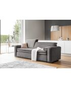 Groovy Miu donkergrijze converteerbare 3-zitsbank - 235x95x92/82 cm