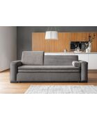 Groovy Miu donkergrijze converteerbare 3-zitsbank - 235x95x92/82 cm