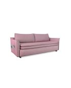 Sofá convertible Charming Charlie de 3 plazas rosa empolvado - 225x92x85 cm
