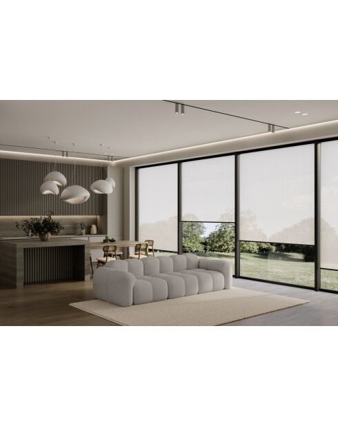 Lichtgrijze 4-zitsbank Cloud - 247x109x76 cm