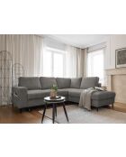 L hoekbank omvormbaar haaks Lofty Lilly lichtgrijs- 237x197x84 cm