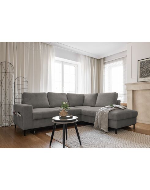 L hoekbank omvormbaar haaks Lofty Lilly lichtgrijs- 237x197x84 cm