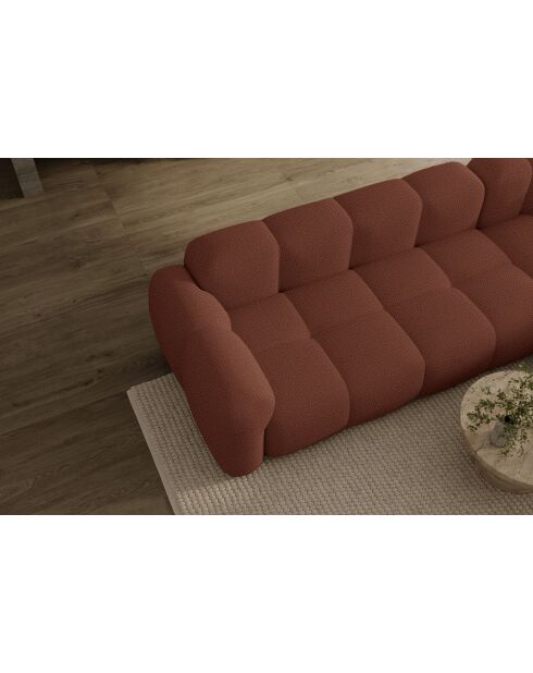 Cloud Terracotta 2,5-zitsbank - 180x109x76 cm