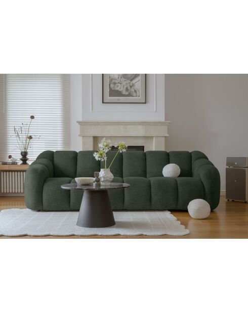 Feste Sofaschale für 3,5/4 Personen, dunkelgrün — 260 x 109 x 75 cm