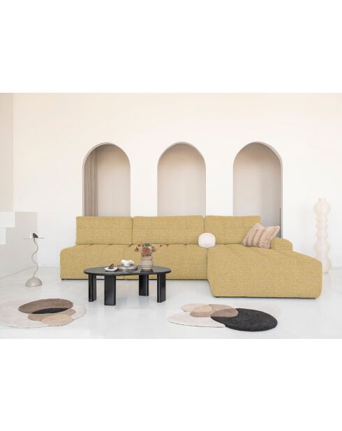 S-MAX konvertierbares Ecksofa rechts Lulu Yellow - 338x184x94 cm