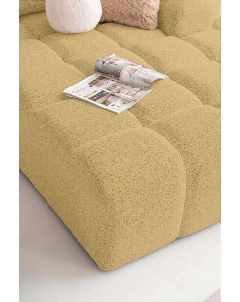S-MAX konvertierbares Ecksofa rechts Lulu Yellow - 338x184x94 cm