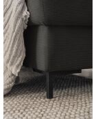 L Wandelbares rechtwinkliges Ecksofa Lofty Lilly Gray - 237x197x84 cm