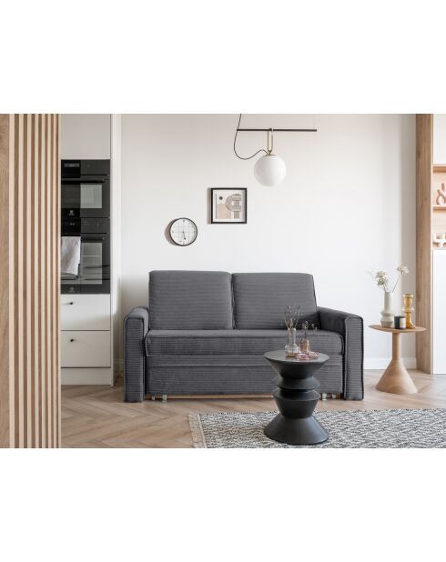 Lucky Lucy grijze converteerbare 2-zitsbank - 168x88x90 cm