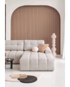 S-MAX konvertierbares Ecksofa rechts Lulu Salt and Pepper- 364x184x94 cm