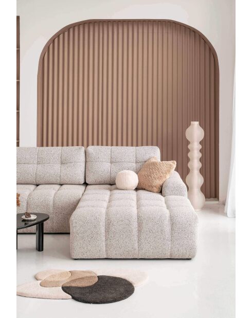 S-MAX omvormbare hoekbank rechts Lulu Salt and pepper- 364x184x94 cm