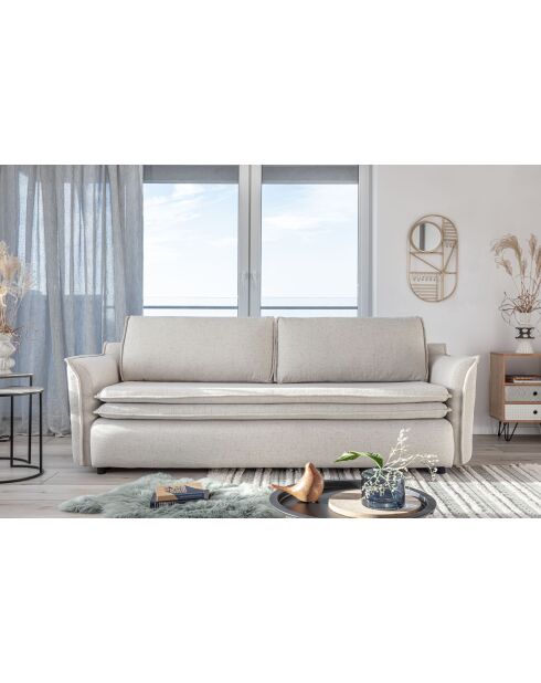 Charming Charlie Beige Divano convertibile a 3 posti - 225x92x85 cm