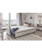 Charmante beige converteerbare driezitsbank Charlie - 225x92x85 cm