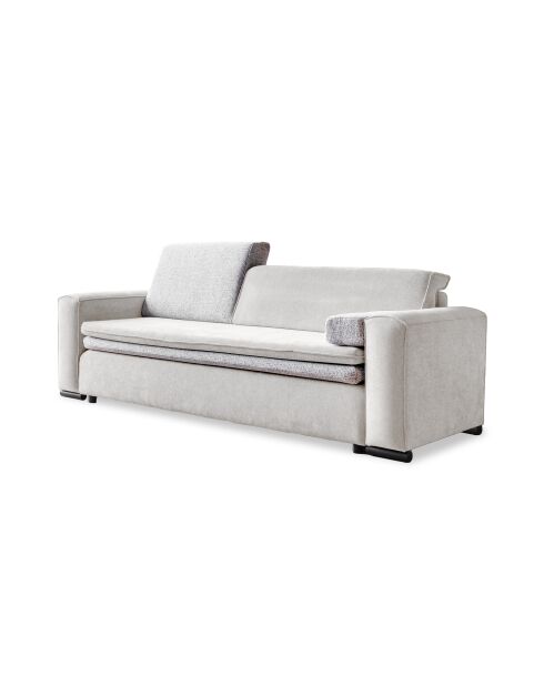 Beigefarbenes ausziehbares 3-Sitzer-Sofa von Groovy Miu, 235 x 95 x 92/82 cm