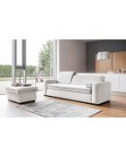 Beigefarbenes ausziehbares 3-Sitzer-Sofa von Groovy Miu, 235 x 95 x 92/82 cm