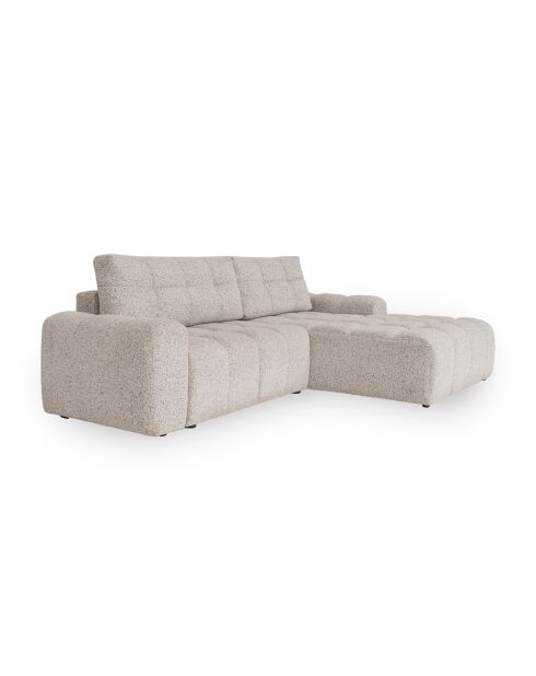 Lulu Salt and Pepper Convertible S Ecksofa, rechts, 268 x 184 x 94 cm