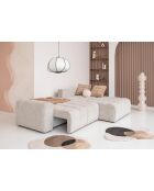 Lulu Salt and Pepper Convertible S Ecksofa, rechts, 268 x 184 x 94 cm