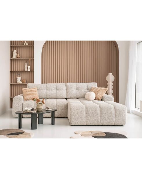 Lulu Salt and Pepper Convertible S Ecksofa, rechts, 268 x 184 x 94 cm
