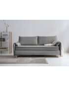 Simon Grey ausziehbares 3-Sitzer-Sofa, 207 x 90 x 85 cm