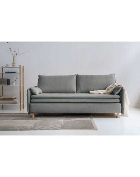 Simon Grey ausziehbares 3-Sitzer-Sofa, 207 x 90 x 85 cm