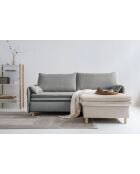 Simon Grey ausziehbares 3-Sitzer-Sofa, 207 x 90 x 85 cm