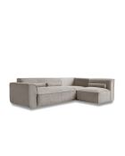 Fixiertes L-Ecksofa, Right Flex Felix Dunkelbeige — 265 x 169 x 70 cm
