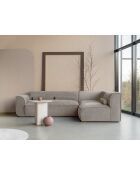 Fixiertes L-Ecksofa, Right Flex Felix Dunkelbeige — 265 x 169 x 70 cm