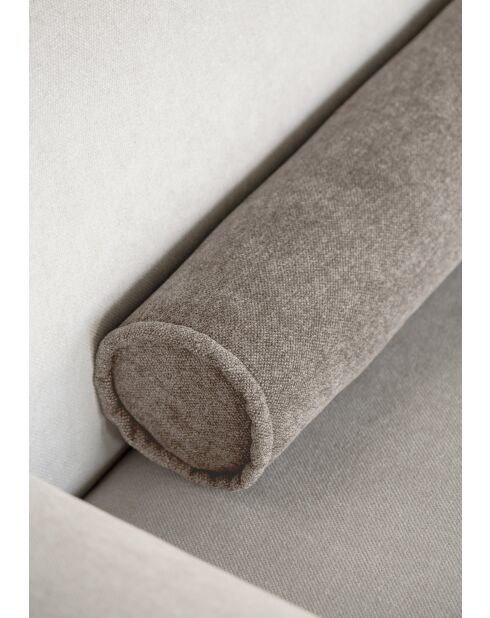 Fixiertes L-Ecksofa, Right Flex Felix Dunkelbeige — 265 x 169 x 70 cm