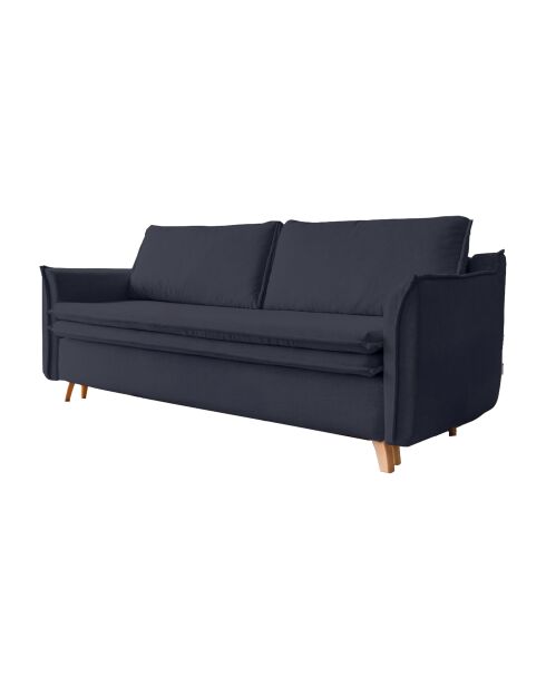 Charming Charlie Slim 3-Sitzer-Ausziehsofa, 225 x 90 x 85 cm, Anthrazit