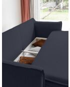 Charming Charlie Slim 3-Sitzer-Ausziehsofa, 225 x 90 x 85 cm, Anthrazit