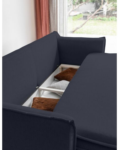 Charming Charlie Slim 3-Sitzer-Ausziehsofa, 225 x 90 x 85 cm, Anthrazit