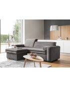 Dunkelgraues ausziehbares 3-Sitzer-Sofa von Groovy Miu — 235 x 95 x 92/82 cm