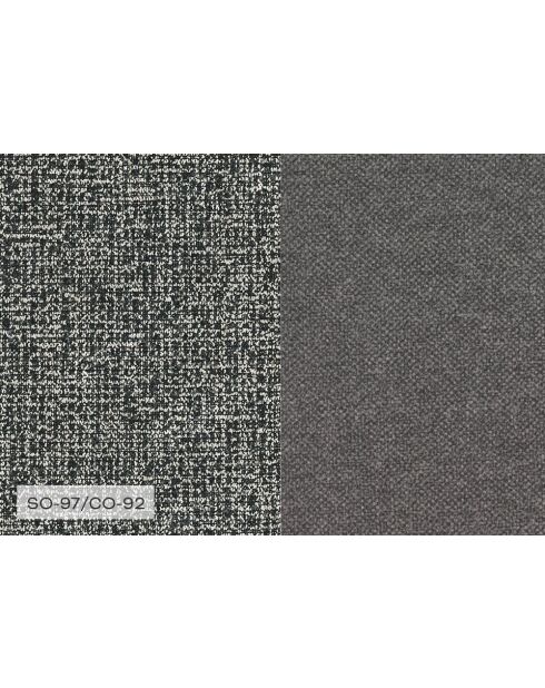 Dunkelgraues ausziehbares 3-Sitzer-Sofa von Groovy Miu — 235 x 95 x 92/82 cm