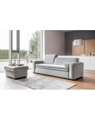 Ausziehbares 3-Sitzer-Sofa von Groovy Miu, 235 x 95 x 92/82 cm, grau