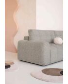 Lulu grijze omvormbare U-hoekbank links - 333x213x94 cm