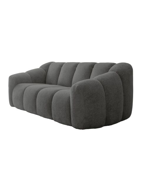 Tweezitsbank Shell-grijs - 190x109x75 cm