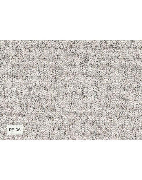 Lulu Cabriolet U-hoekbank links, zout en peper, 333x187x94 cm