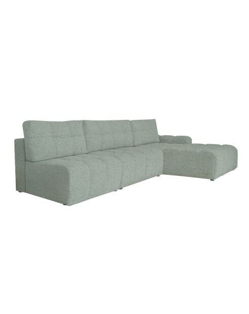 S-MAX konvertierbares Ecksofa rechts Lulu Vert- 338x184x94 cm