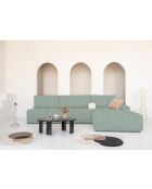 S-MAX konvertierbares Ecksofa rechts Lulu Vert- 338x184x94 cm