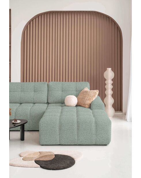 S-MAX konvertierbares Ecksofa rechts Lulu Vert- 338x184x94 cm